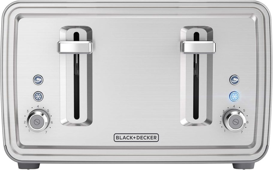 BLACK+DECKER 4-Slice Toaster, Stainless Steel, TR4900SSD - Image 2
