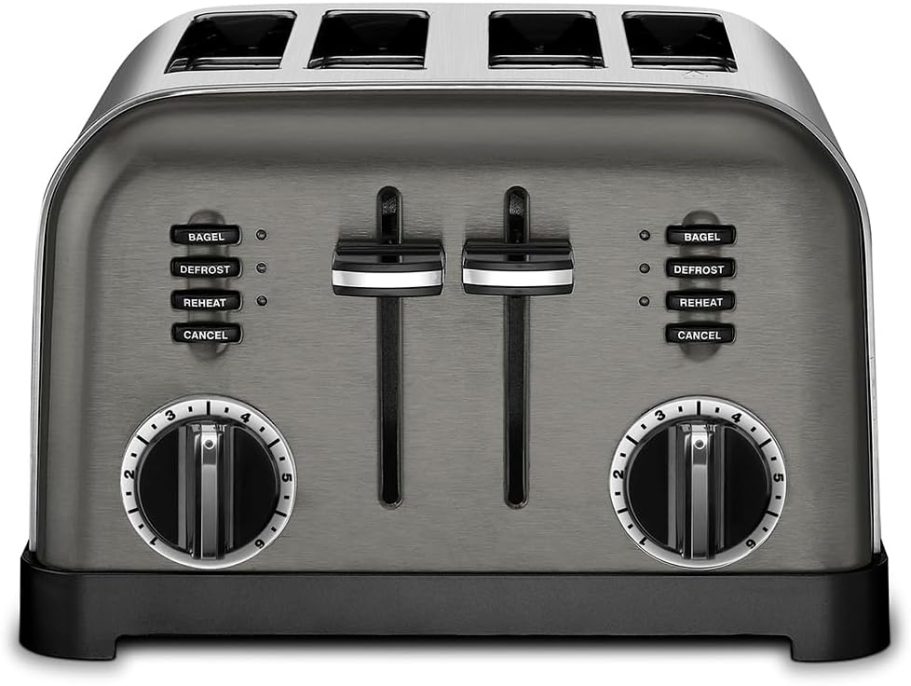 Cuisinart CPT-180BKS Classic 4-Slice Toaster, Black/Stainless Steel - Image 2